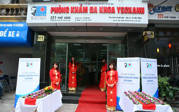 Phòng khám Đa khoa Yecxanh là một trong những địa chỉ vá màng trinh uy tín ở Hà Nội