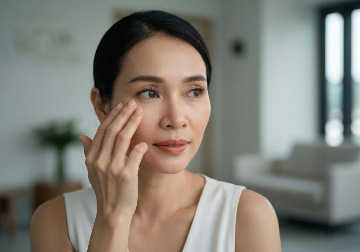 căng chỉ vùng mắt