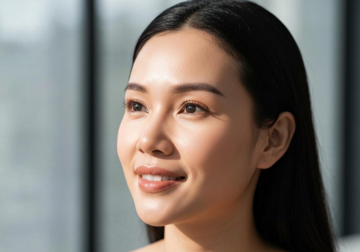 giảm nếp nhăn trán