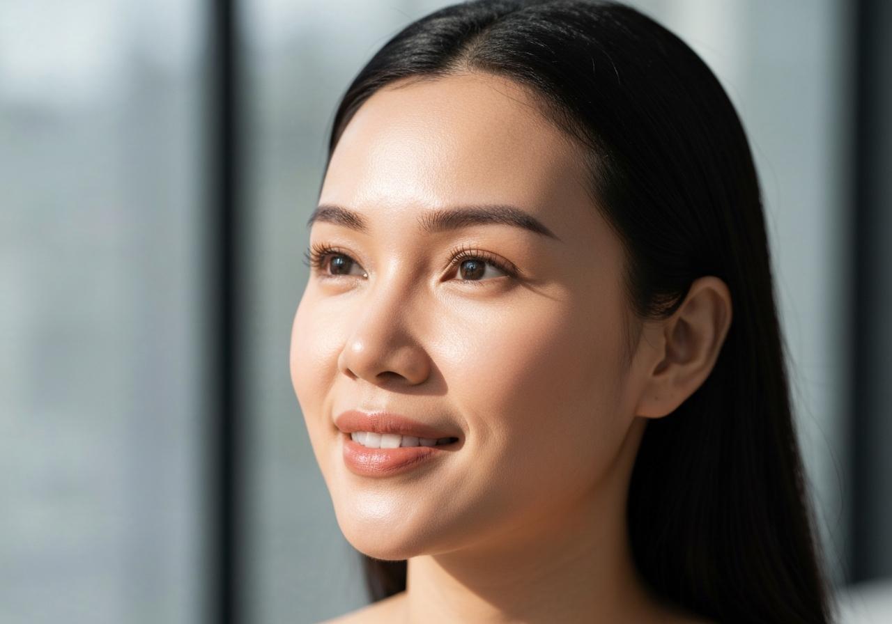 giảm nếp nhăn trán