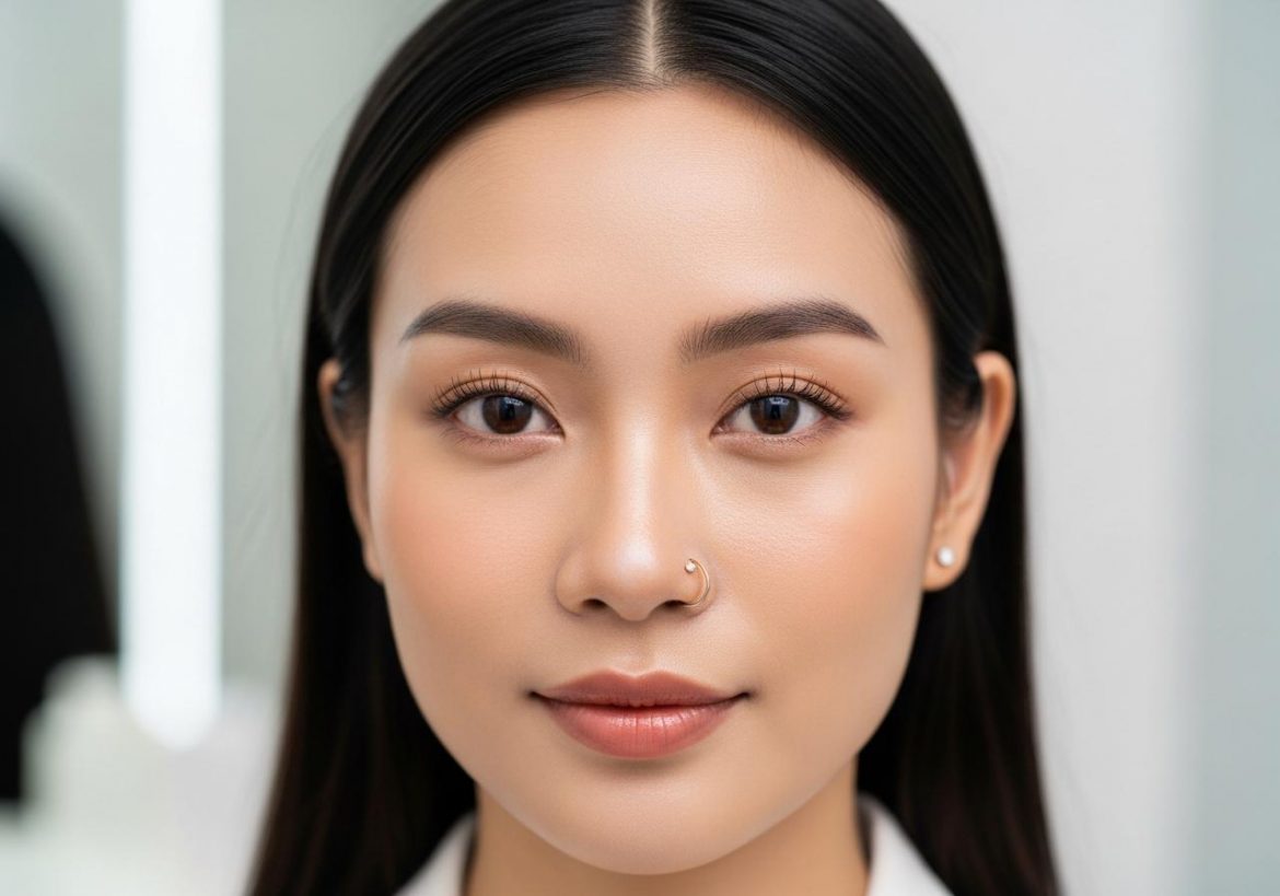 nâng mũi bằng chỉ collagen