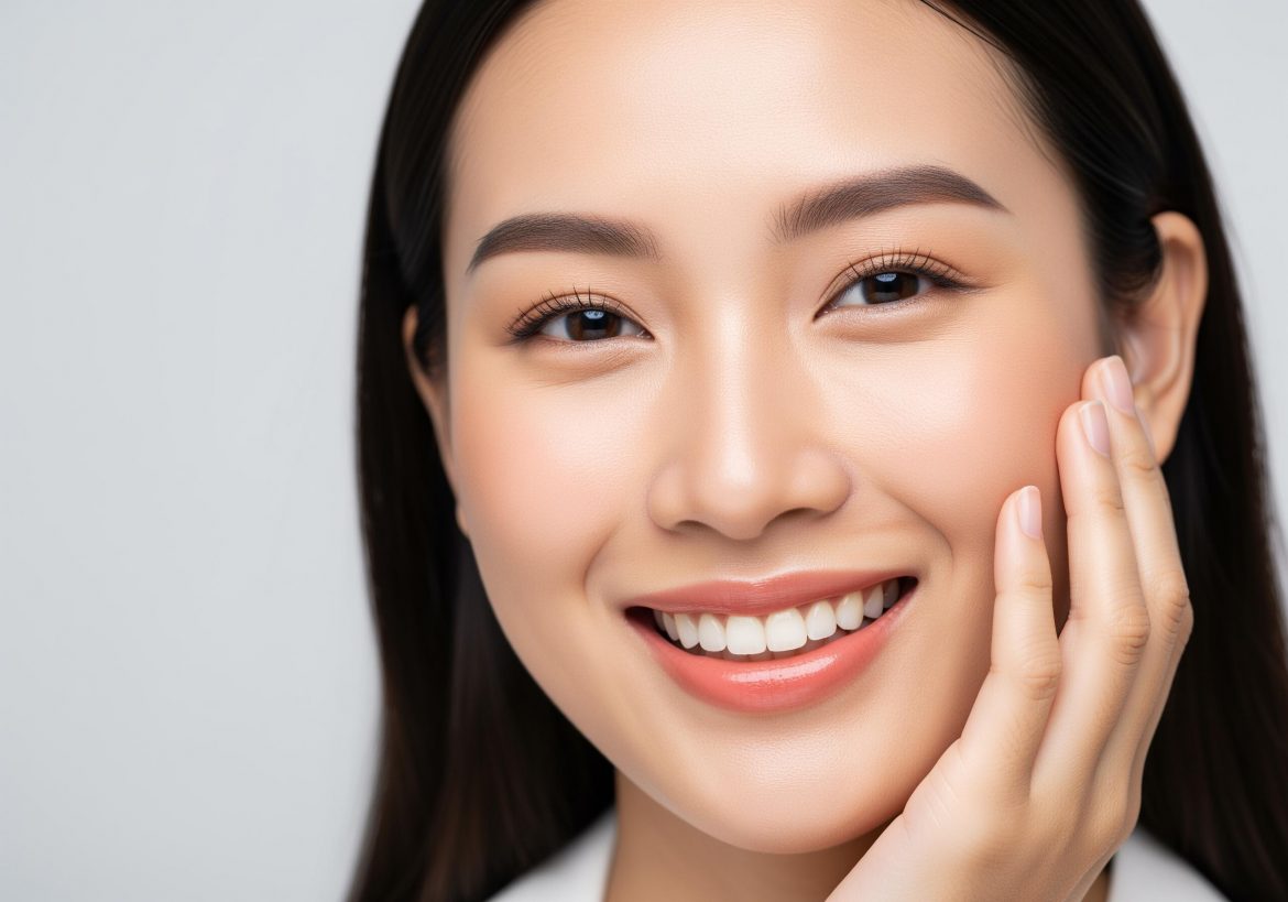 nếp nhăn khóe miệng