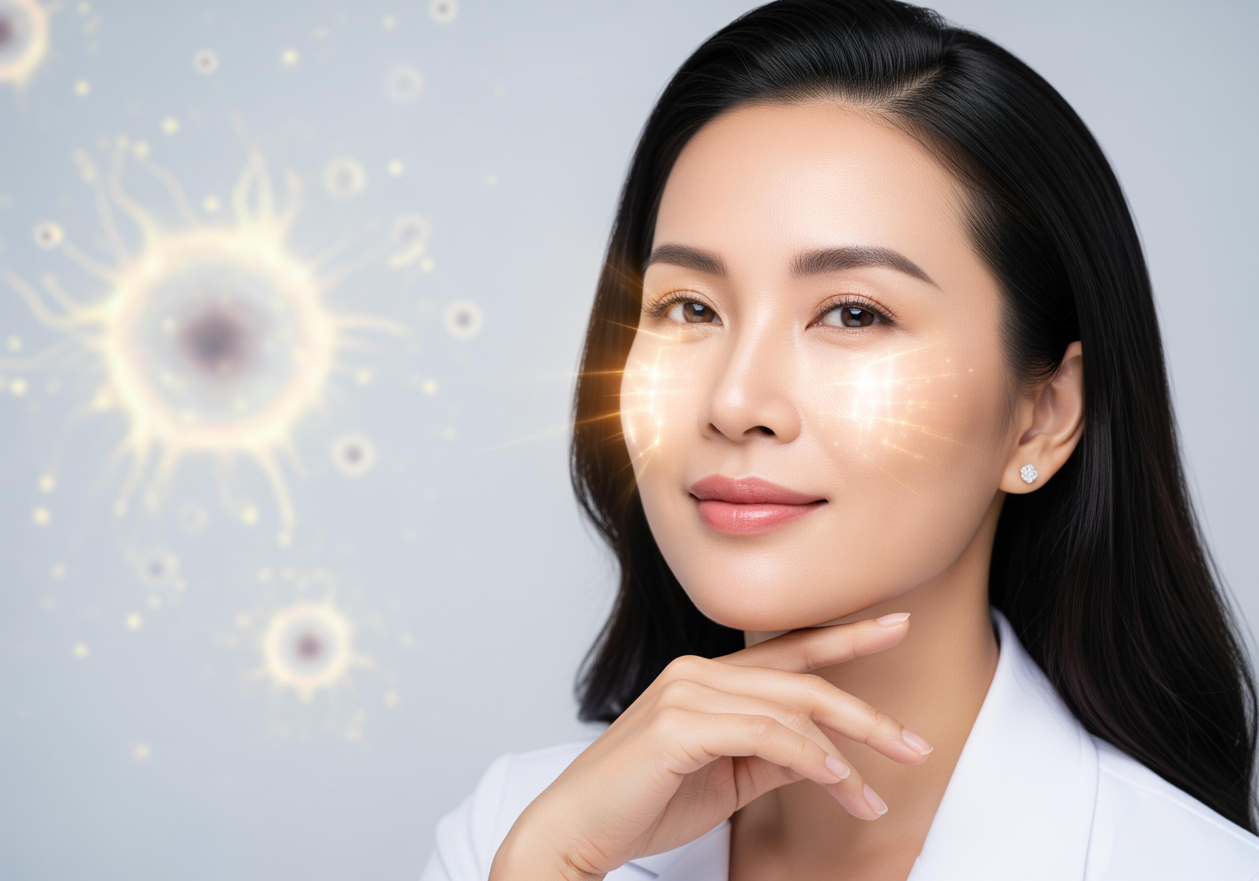 trẻ hóa da mặt bằng tế bào gốc