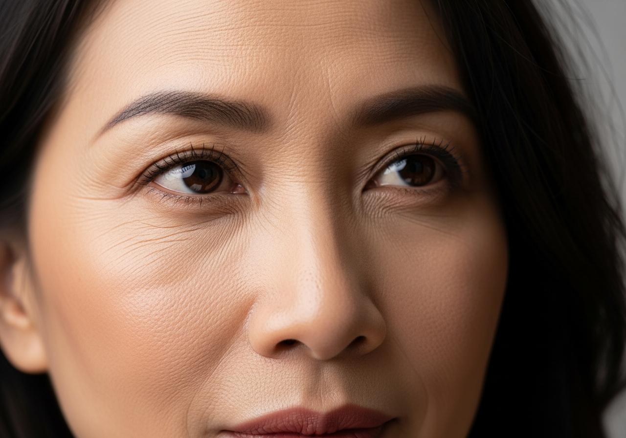 xóa nếp nhăn vùng mắt