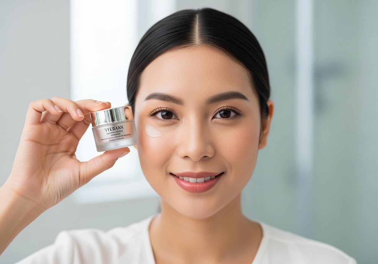 xoá nhăn vùng mắt